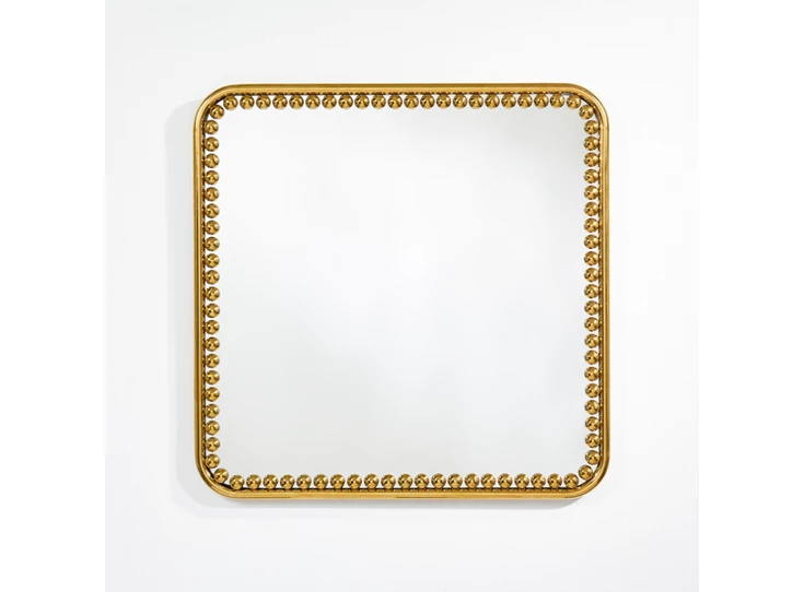 Spiegel Diva Square 8111.BFN vierkant goud Deknudt Mirrors