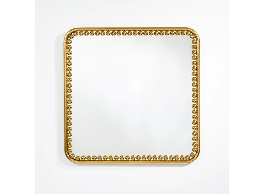 Spiegel Diva Square 8111.BFN vierkant goud Deknudt Mirrors