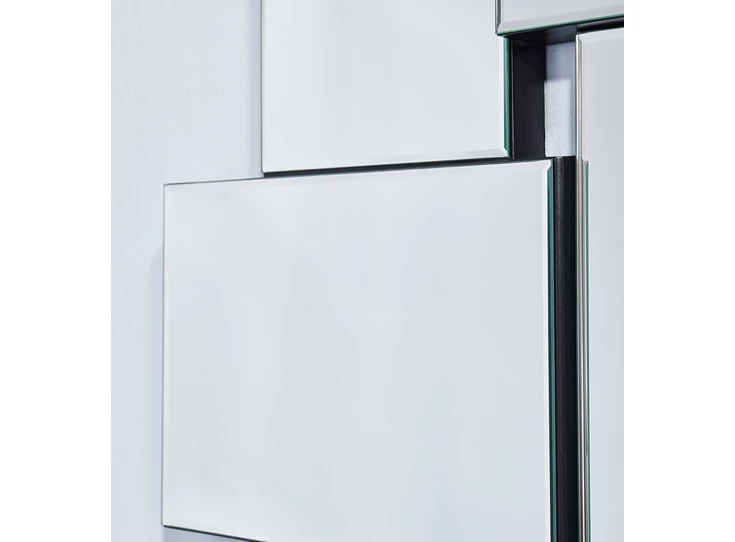 Zijkant Spiegel Criss Cross 9035.ASB rechthoekig Deknudt Mirrors