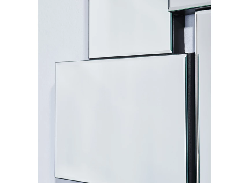 Zijkant Spiegel Criss Cross 9035.ASB rechthoekig Deknudt Mirrors