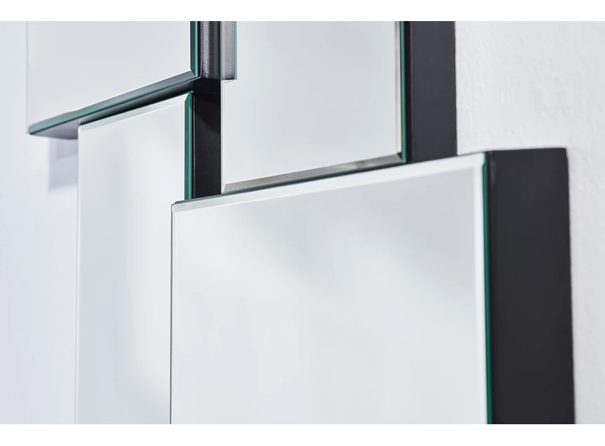 Diepteverschil Spiegel Criss Cross 9035.ASB rechthoekig Deknudt Mirrors