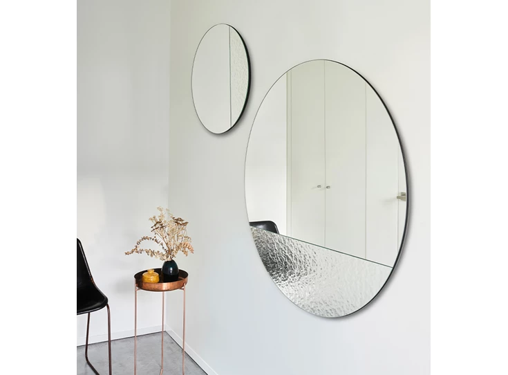 Set zijkant Spiegel Cord Deco M 2813.101 rond Deknudt Mirrors