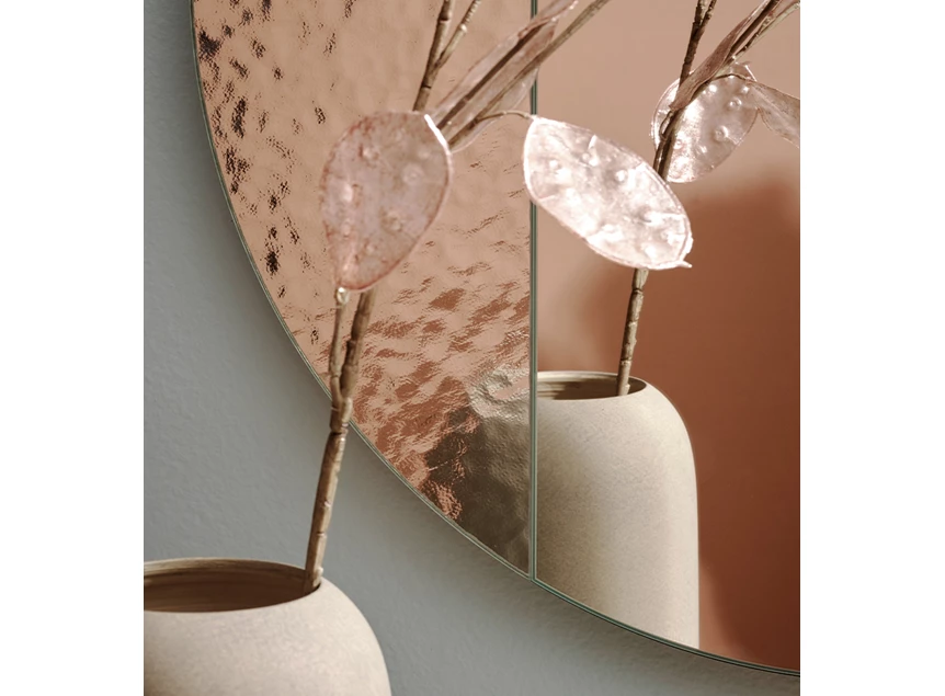 Inzoom Spiegel Cord Deco M 2813.101 rond Deknudt Mirrors