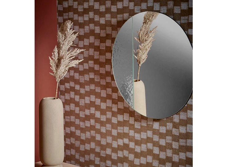 Hal Spiegel Cord Deco M 2813.101 rond Deknudt Mirrors