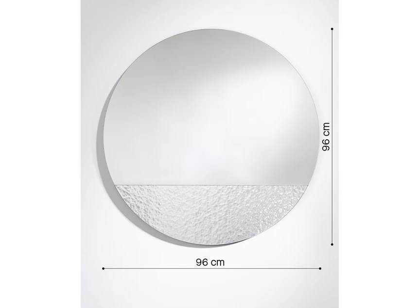 Afmetingen Spiegel Cord Deco L 2813.201 rond Deknudt Mirrors