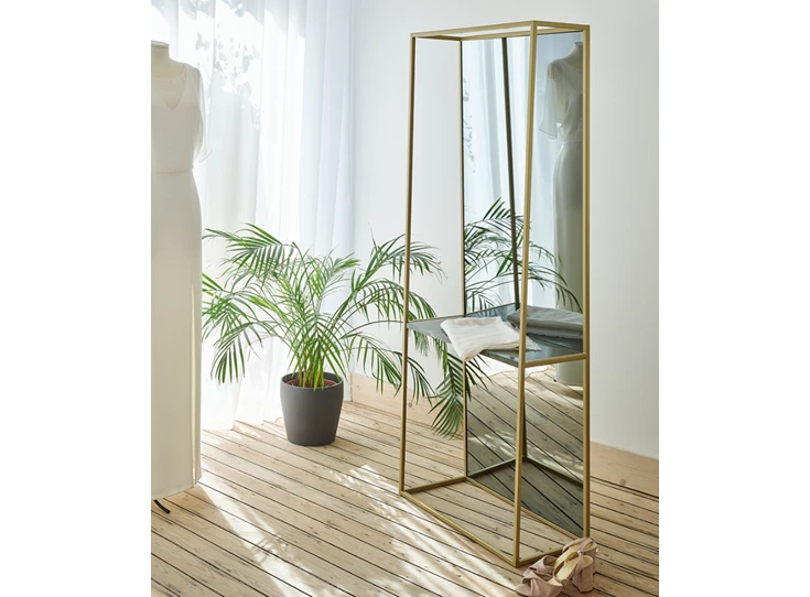 Gedraaid Spiegel Chassis XL Deluxe 2880.311 rechthoekig Deknudt Mirrors