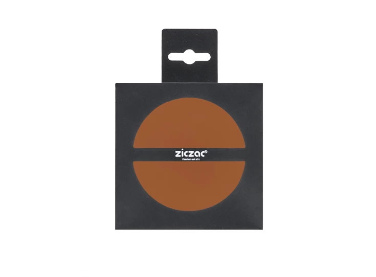Togo onderzetter- Ø10cm- caramel- set4- verpakking