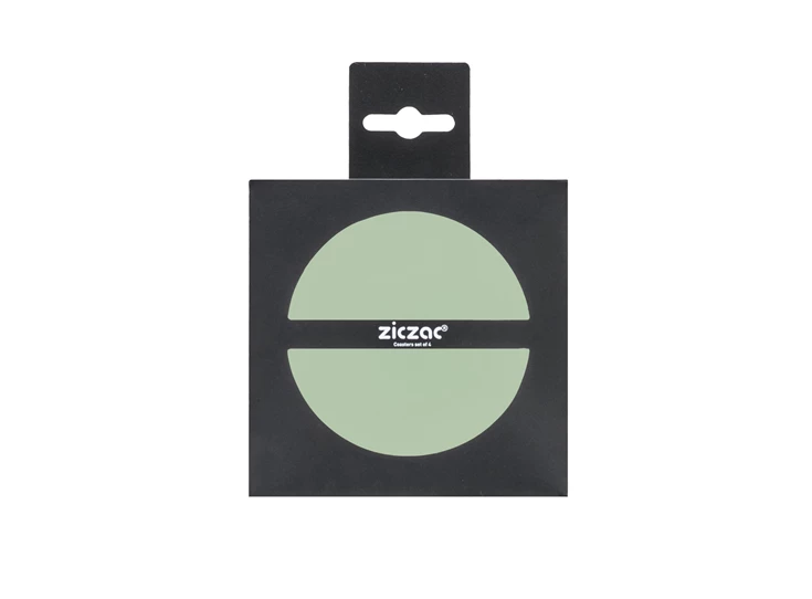 Togo onderzetter- Ø10cm- groen- set4- verpakking