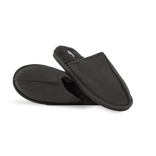 Snuggs suede pantoffels- men- 42/43- donker grijs