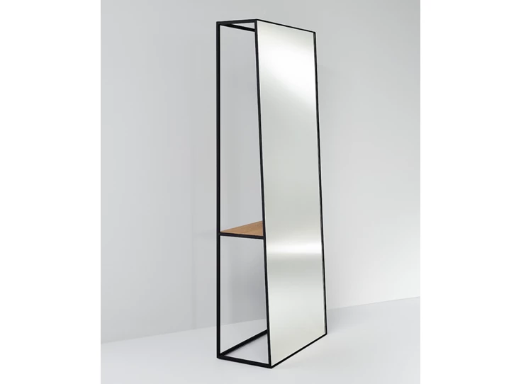 Spiegel Chassis XL Black 3052.351 vrijstaand Deknudt Mirrors