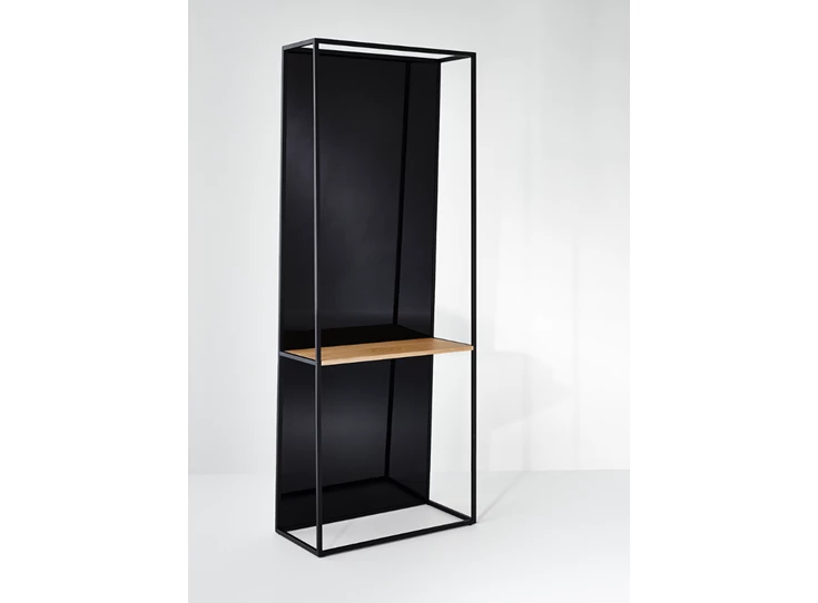 Achterkant Spiegel Chassis XL Black 3052.351 vrijstaand Deknudt Mirrors