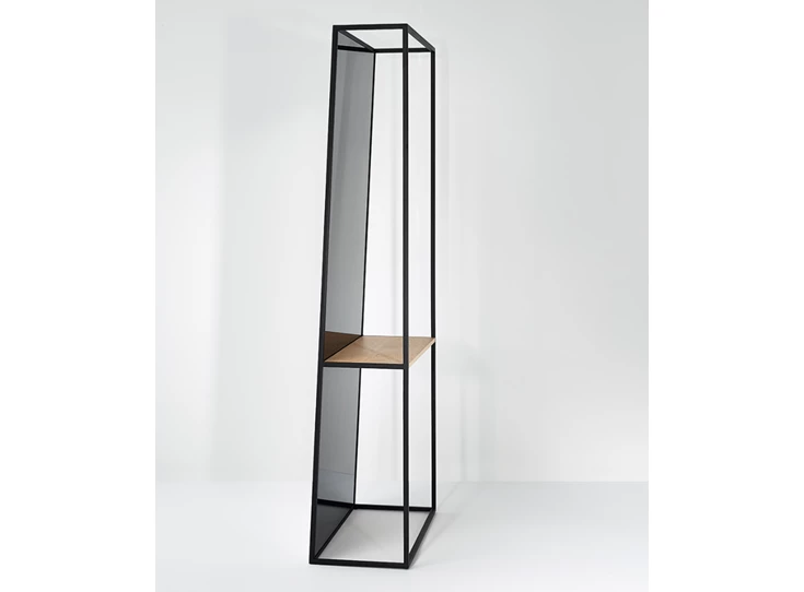 Zijkant Spiegel Chassis XL Black 3052.351 vrijstaand Deknudt Mirrors