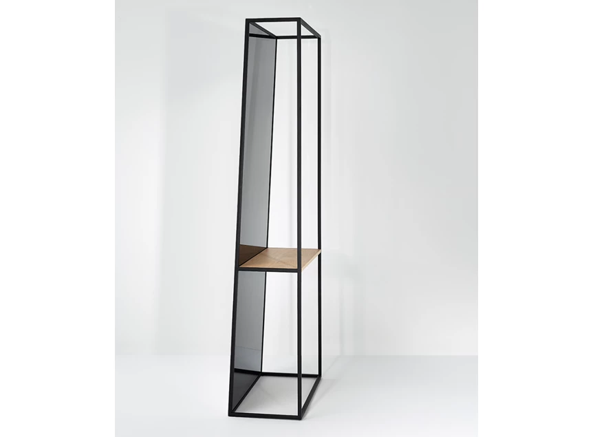 Zijkant Spiegel Chassis XL Black 3052.351 vrijstaand Deknudt Mirrors