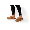Snuggs suede pantoffels- 38/39- cognac- aan voet