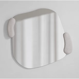 Spiegel Calco White Square 2915.271 vierkant organisch Deknudt Mirrors