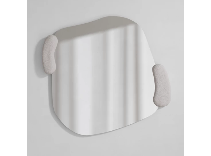 Spiegel Calco White Square 2915.271 vierkant organisch Deknudt Mirrors