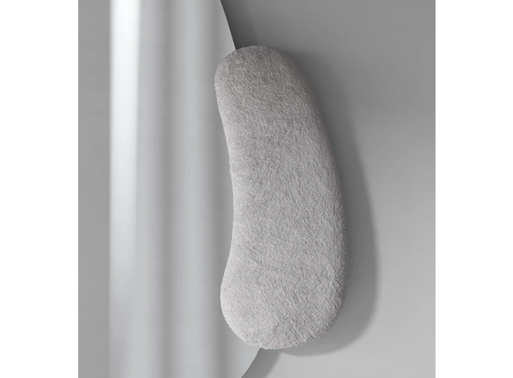 Detail Spiegel Calco White Square 2915.271 vierkant organisch Deknudt Mirrors