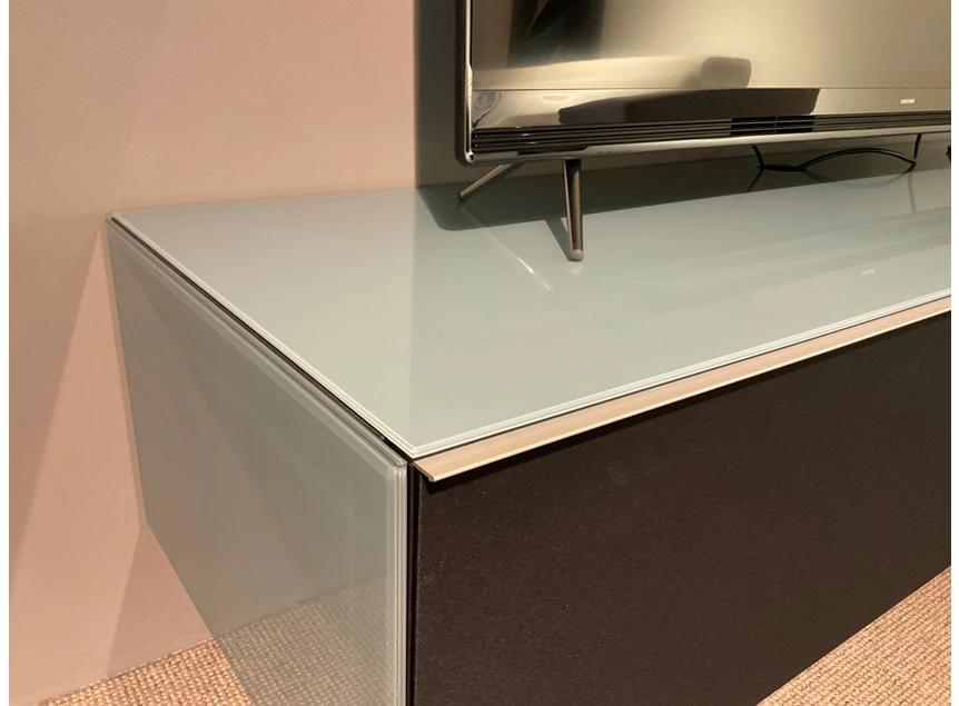 Bovenblad Tv-kast Scala blinkend glas Salbei Spectral