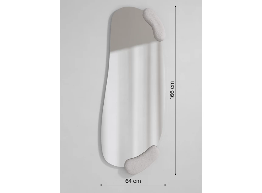 Afmetingen Spiegel Calco White Hall 2915.371 organisch Deknudt Mirrors