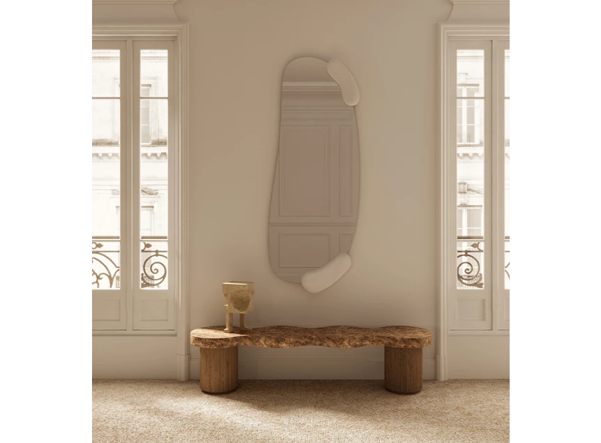 Sfeerfoto Spiegel Calco White Hall 2915.371 organisch Deknudt Mirrors