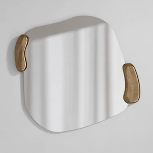 Spiegel Calco Gold Square 2915.211 vierkant organisch Deknudt Mirrors