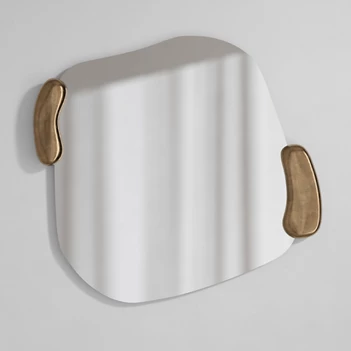 Spiegel Calco Gold Square 2915.211 vierkant organisch Deknudt Mirrors