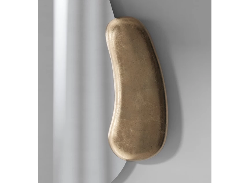 Detail Spiegel Calco Gold Square 2915.211 vierkant organisch Deknudt Mirrors