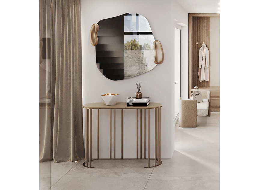 Front Spiegel Calco Gold Square 2915.211 vierkant organisch Deknudt Mirrors