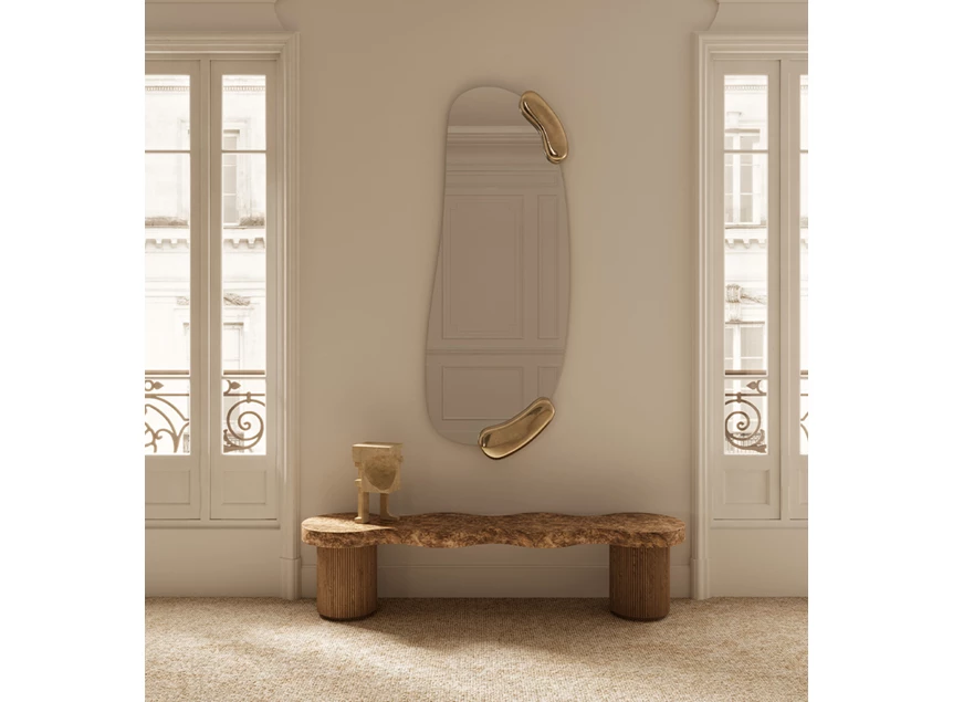 Sfeerfoto Spiegel Calco Gold Hall 2915.311 organisch Deknudt Mirrors