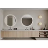 Set Spiegel Brio Clear S IP44 2859.257 rond Deknudt Mirrors