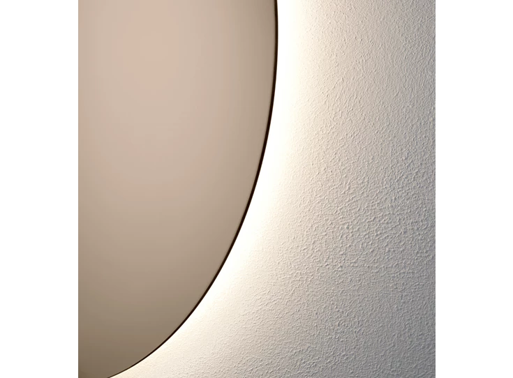 Verlichting Spiegel Brio Bronze S 2929.214 rond Deknudt Mirrors