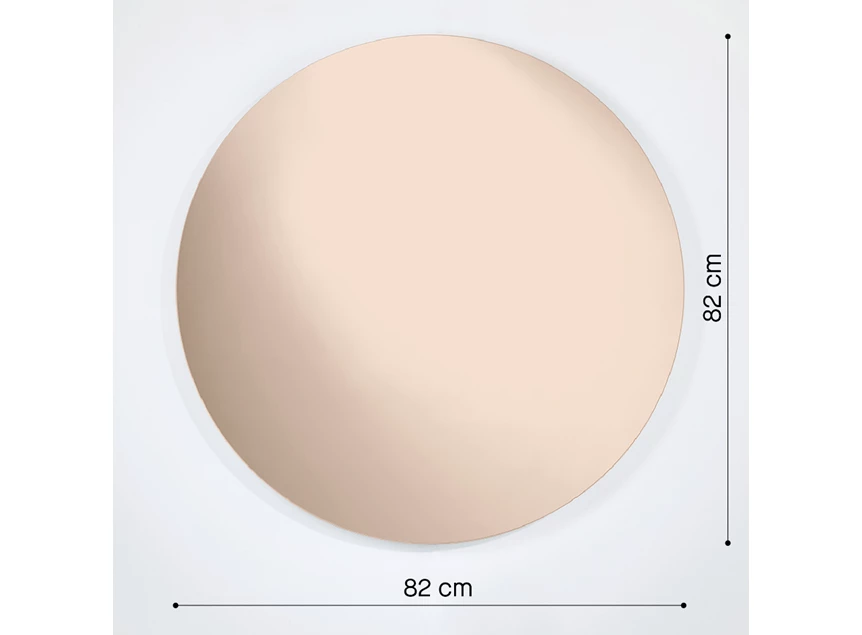 Afmetingen Spiegel Brio Bronze S 2929.214 rond Deknudt Mirrors