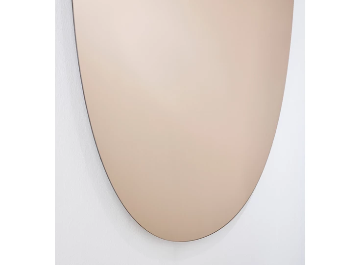 Detail Spiegel Brio Bronze L 2929.414 ovaal Deknudt Mirrors