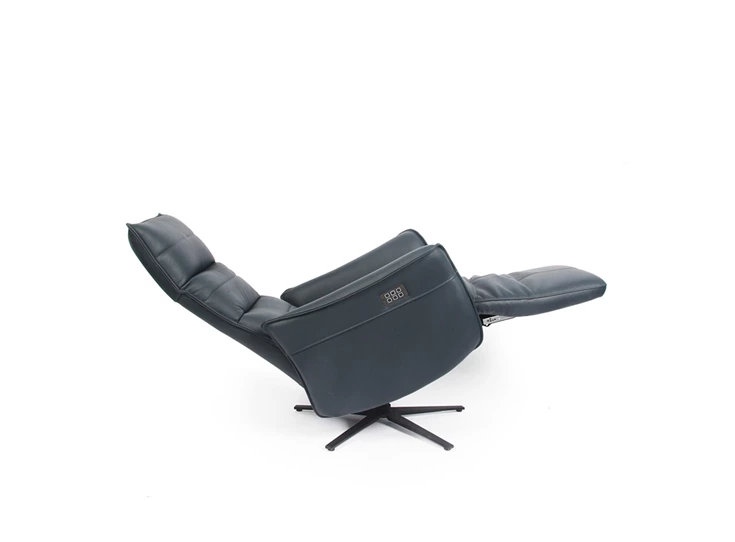 6276 relaxzetel iris ocean blue leder motoren batterij zijaanzicht open