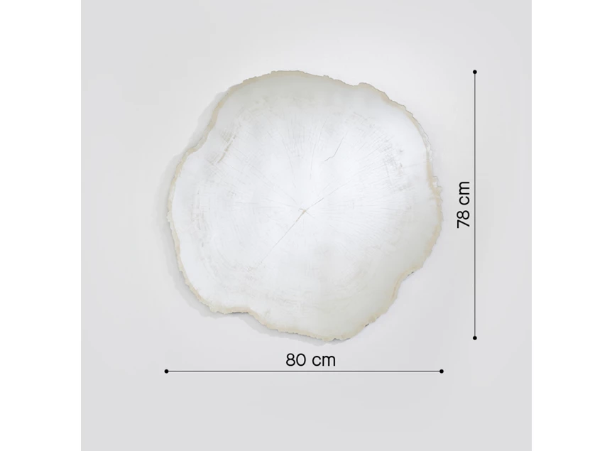 Afmetingen Spiegel Arbo Ice M 2839.101 natuurlijk Deknudt Mirrors