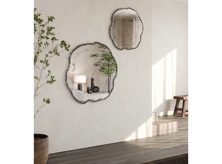 Set Spiegel Arbo Dark L 2839.291 natuurlijk Deknudt Mirrors