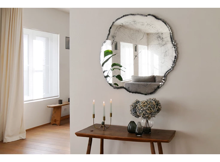 Zijkant Spiegel Arbo Dark L 2839.291 natuurlijk Deknudt Mirrors