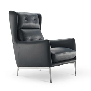 3033 Bijzetzetel Aftereight Natuzzi Italia schuin voorkantjpg