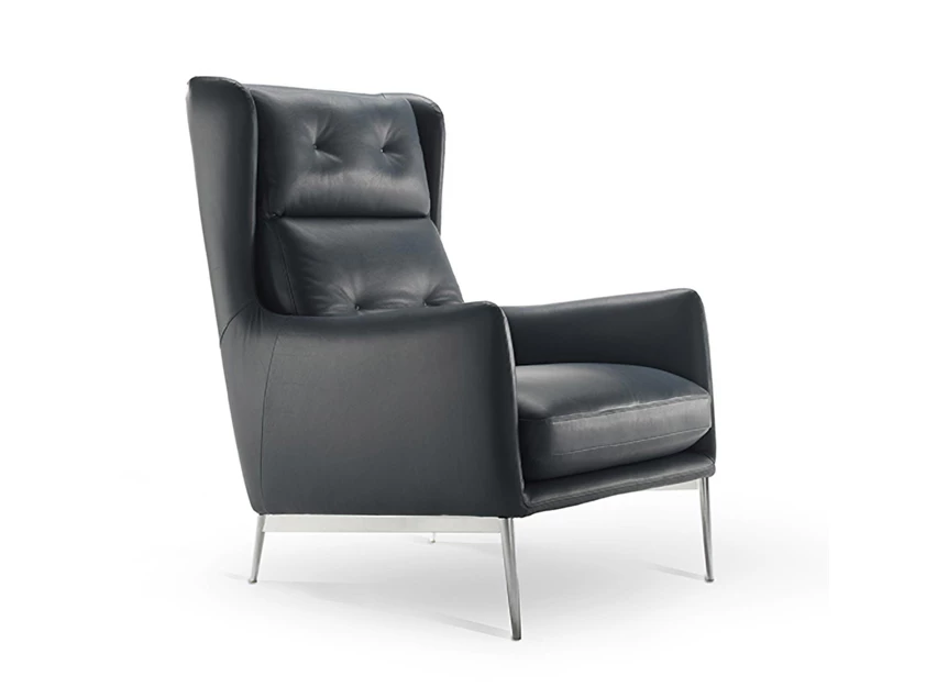 3033 Bijzetzetel Aftereight Natuzzi Italia schuin voorkantjpg