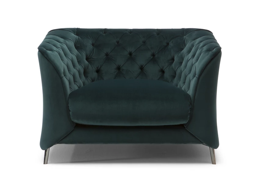 Bijzetzetel La Scala 3000 stof emerald green Natuzzi Italia