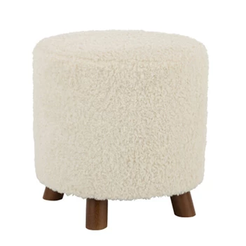 Poef schaap poot - polyester - wit - 28051 Web.jpg