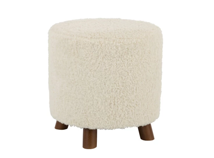 Poef schaap poot - polyester - wit - 28051 Web.jpg