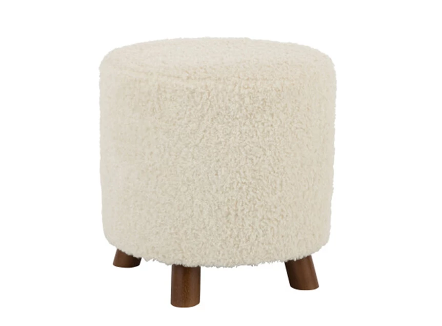 Poef schaap poot - polyester - wit - 28051 Web.jpg