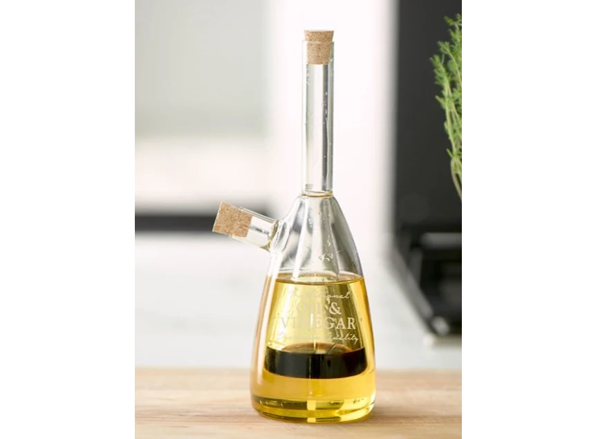 443070 Traditional Oil & Vinegar bottle Rivièra Maison RM gevuld