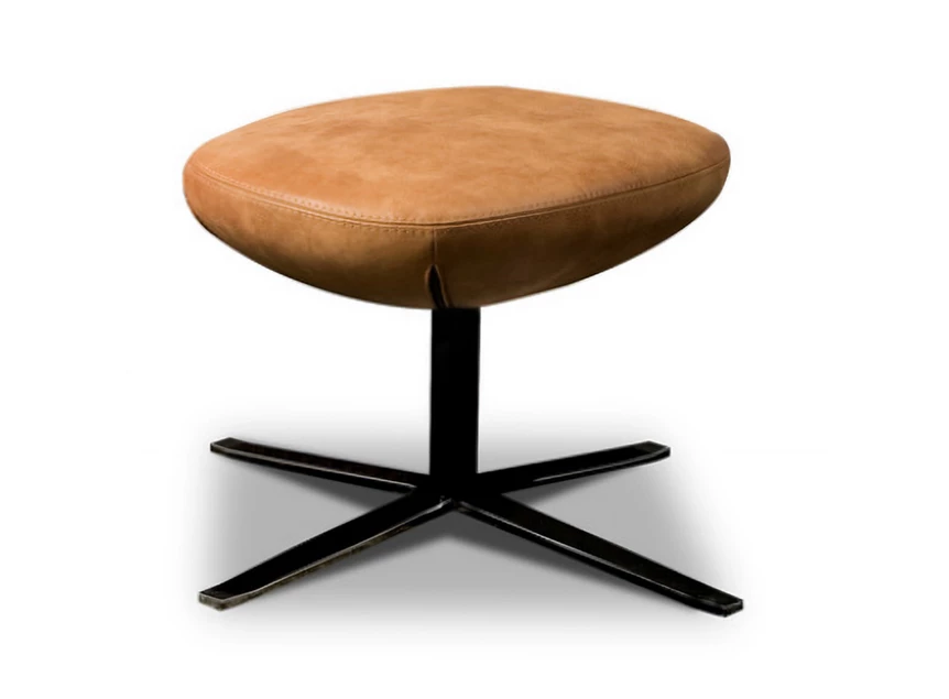 Poef Peaches het anker leder cognac.jpg