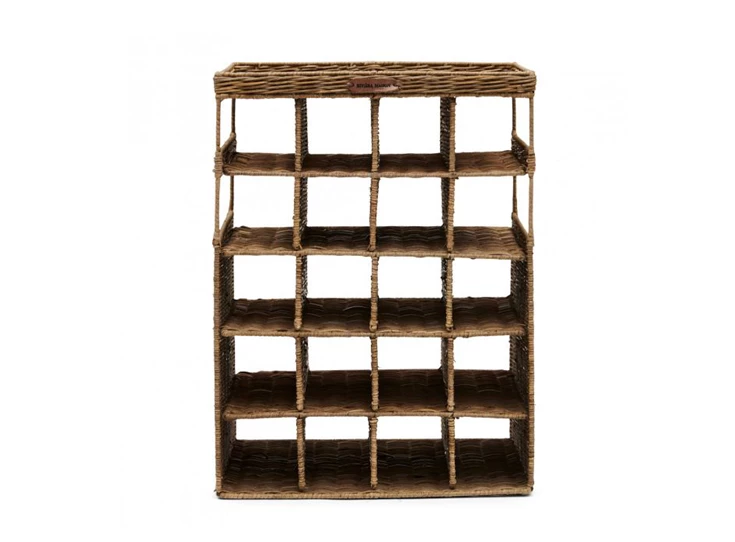 RUSTIC RATTAN WINE & LOVE WINE RACK