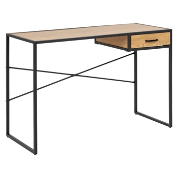 Seaford 81316 bureau met lade zwart hout lade.jpg