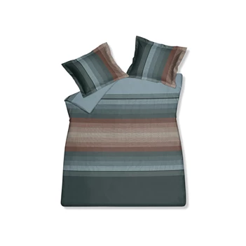 SABR20212 149 Vandyck dekbedovertrek Infinite Mirror Earth green 140x220cm