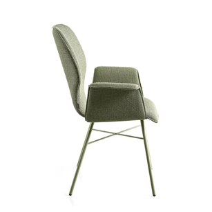 Stoel Nevio met rechte poten in stof zij.jpg