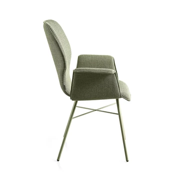 Stoel Nevio met rechte poten in stof zij.jpg